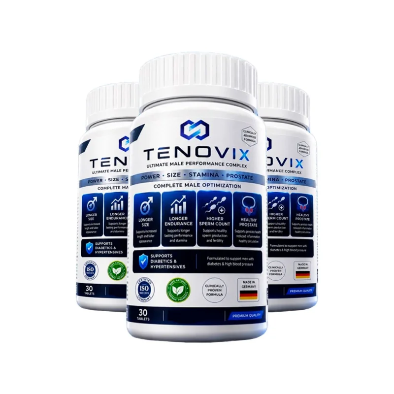 Tenovix — bottle of 30 capsules, men's performance complex